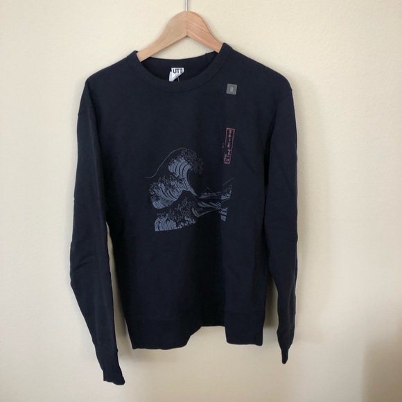 uniqlo hokusai sweatshirt